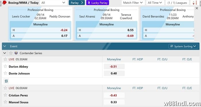 วิธีชนะมวยในเดิมพันออนไลน์